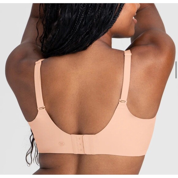 Honeylove Blush Crossover Wireless Bra Sz 2X+ Removable Cup 42 E/F/G - Picture 2 of 8